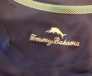 Mens Tommy Bahama large Navy Blue shirt